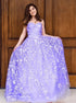 Sweetheart Tulle Appliques Prom Dresses LBQ0627